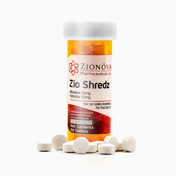 Zio Shredz (20mg) (50 Tablets) | Canadian Made Labs